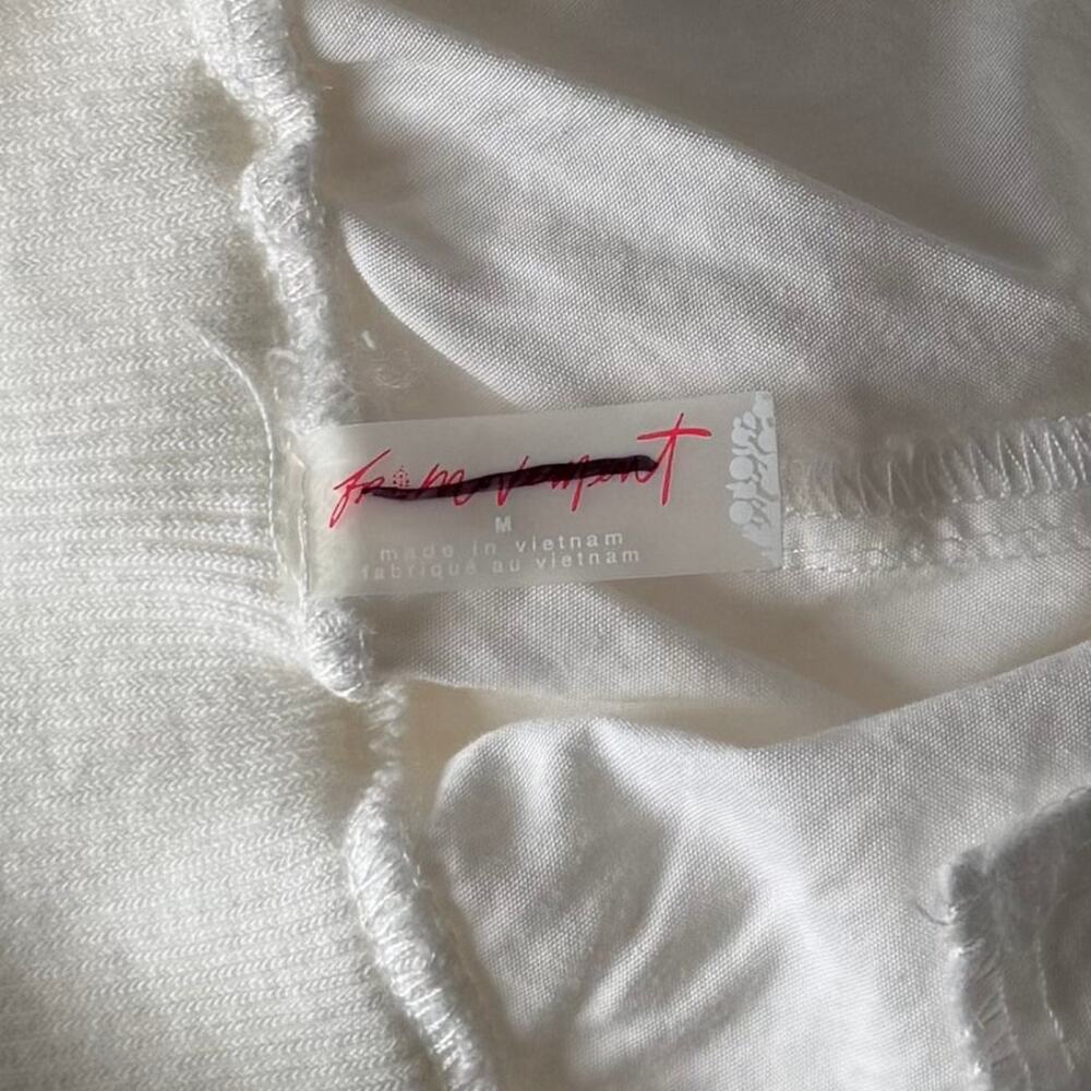 Free People FP Movement Mesmerize Me Solid Pants in White Women's Size M - Picture 4 of 7